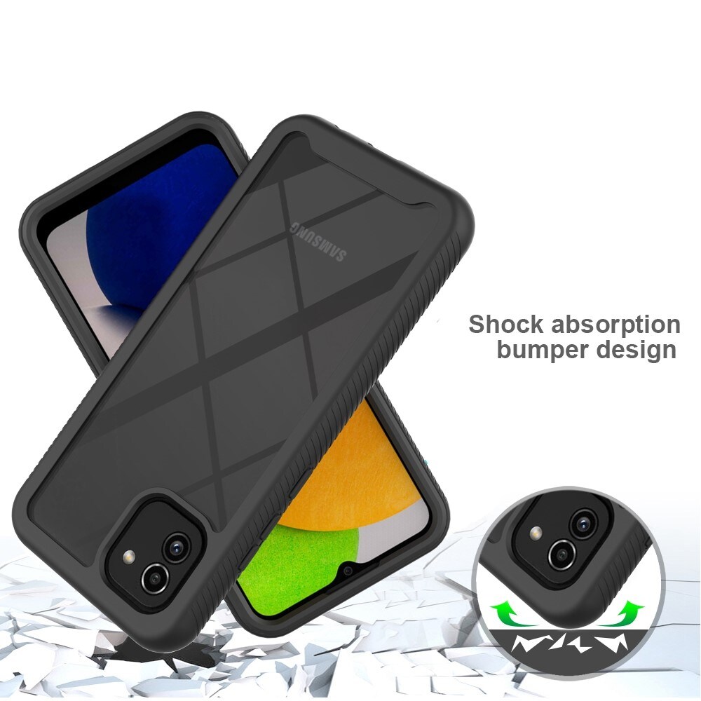 Samsung Galaxy A03 Mobilskal Full Protection, Svart