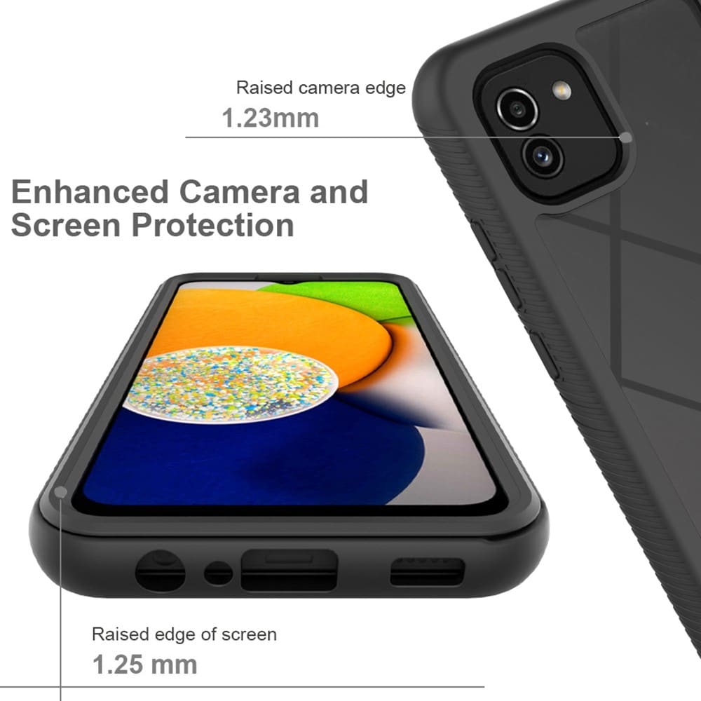 Samsung Galaxy A03 Mobilskal Full Protection, Svart