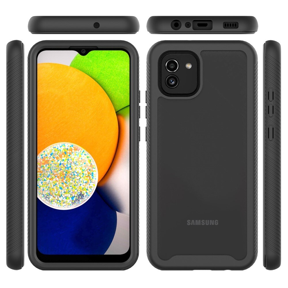Samsung Galaxy A03 Mobilskal Full Protection, Svart