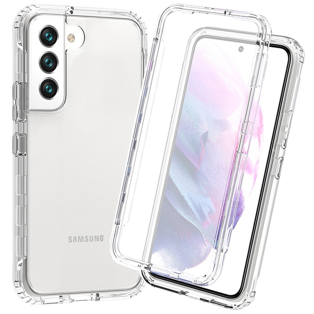 Samsung Galaxy S22 Mobilskal Full Protection, Genomskinlig