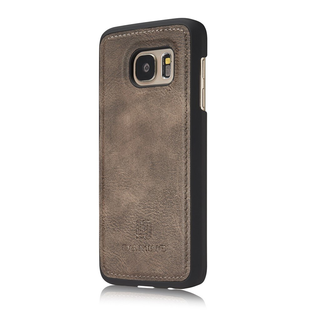 Samsung Galaxy S7 Plånboksfodral med avtagbart skal, Brun