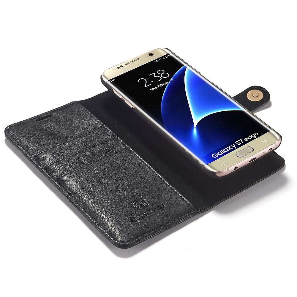 Samsung Galaxy S7 Edge Plånboksfodral med avtagbart skal, Black