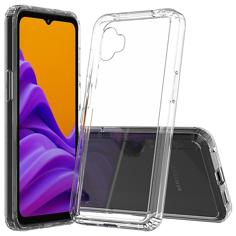Samsung Galaxy Xcover 6 Pro Crystal Hybrid-skal, Genomskinlig