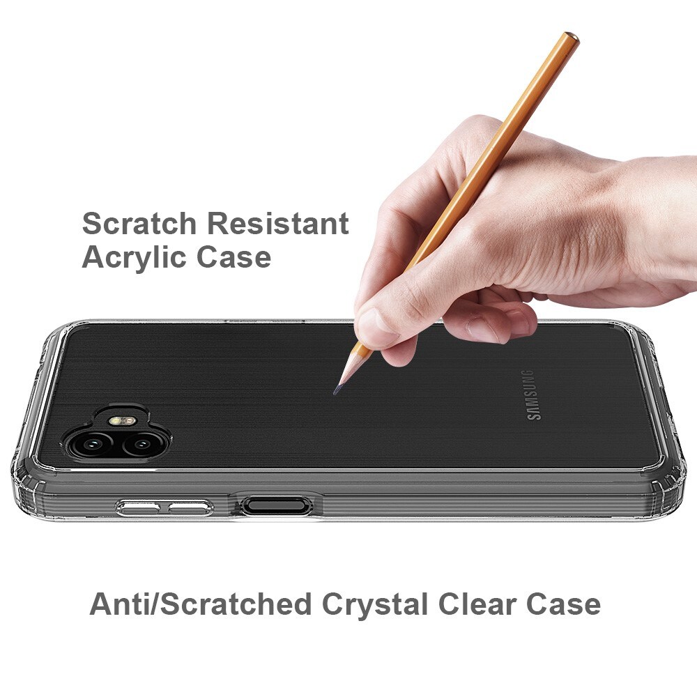 Samsung Galaxy Xcover 6 Pro Crystal Hybrid-skal, Genomskinlig