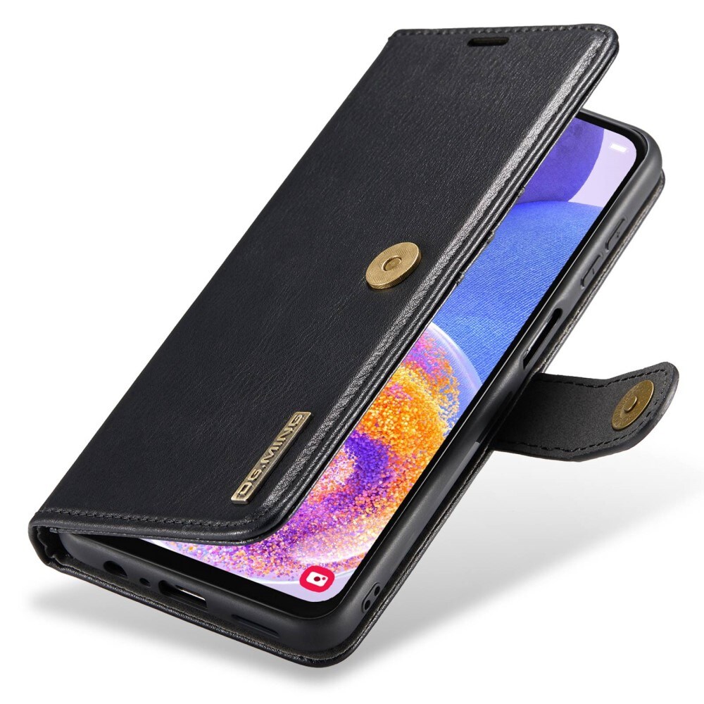 Samsung Galaxy A23 Plånboksfodral med avtagbart skal, Svart