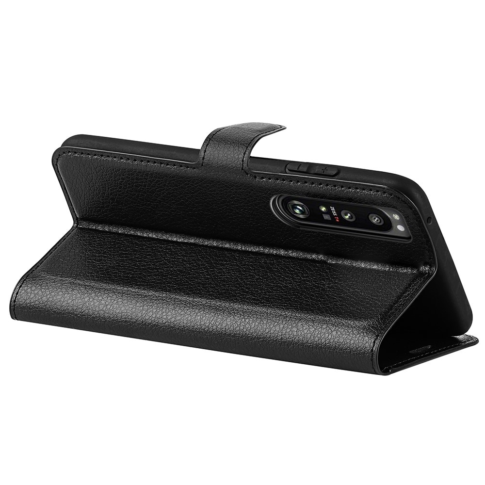 Sony Xperia 1 IV Enkelt mobilfodral, svart