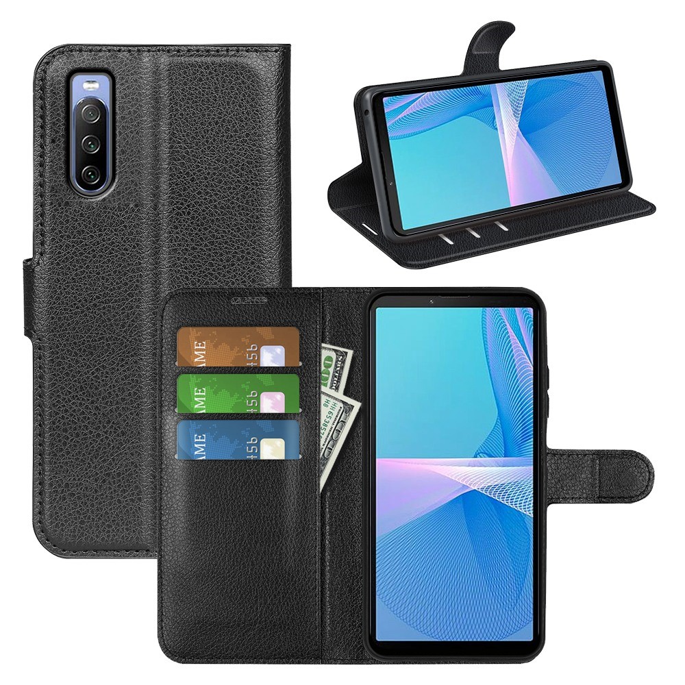 Sony Xperia 10 IV Enkelt mobilfodral, Svart