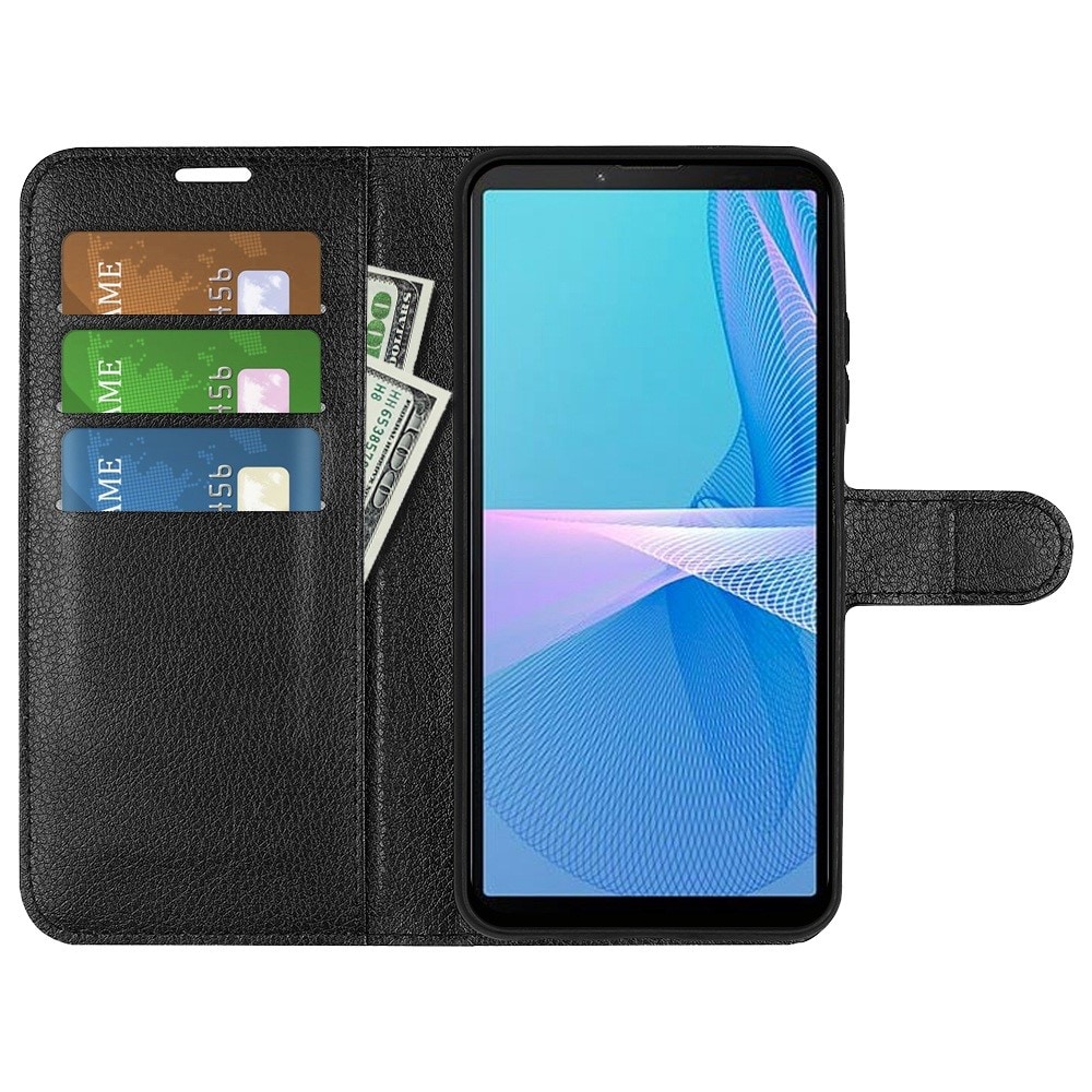 Sony Xperia 10 IV Enkelt mobilfodral, Svart