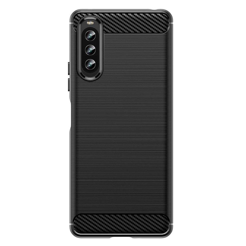 Sony Xperia 10 IV TPU-skal Brushed, Black