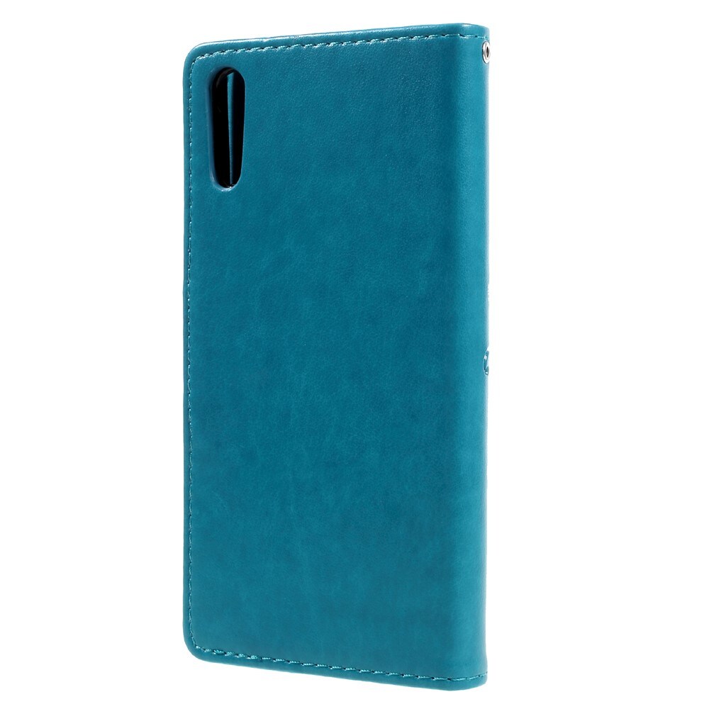 Sony Xperia XZ/XZs Mobilfodral med fjärilar, Blå