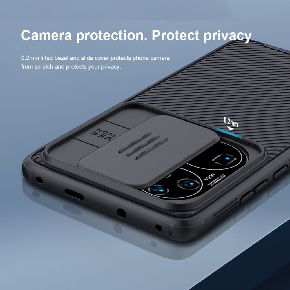Huawei P50 Pro Skal med kameraskydd - CamShield, Svart