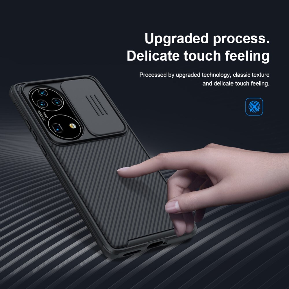 Huawei P50 Pro Skal med kameraskydd - CamShield, Svart
