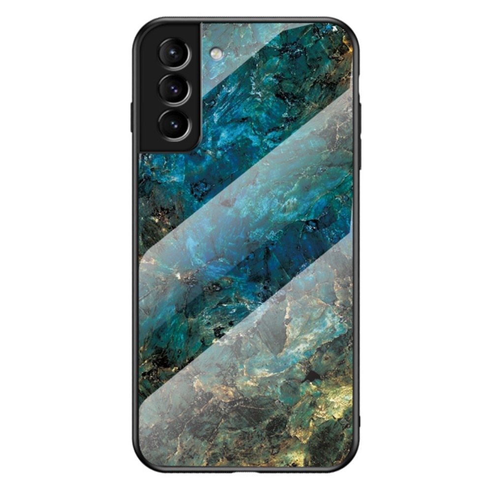 Samsung Galaxy S22 Mobilskal med baksida av glas, emerald