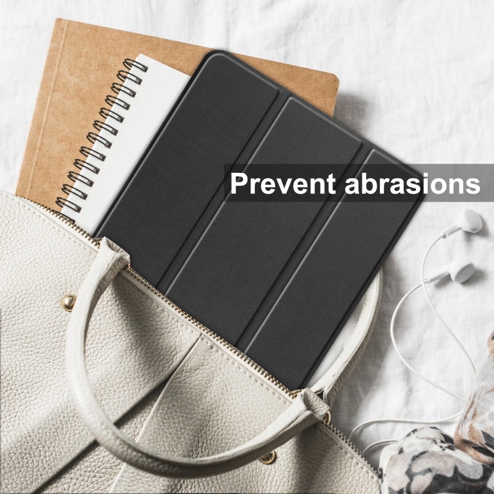  Lenovo Tab P12 Pro Tri-Fold Fodral, Svart