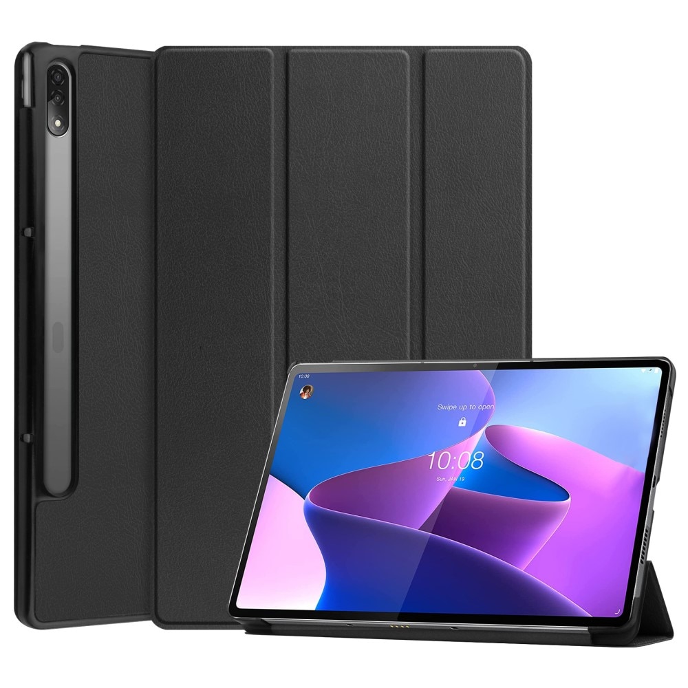 Lenovo Tab P12 Pro Tri-Fold Fodral, svart