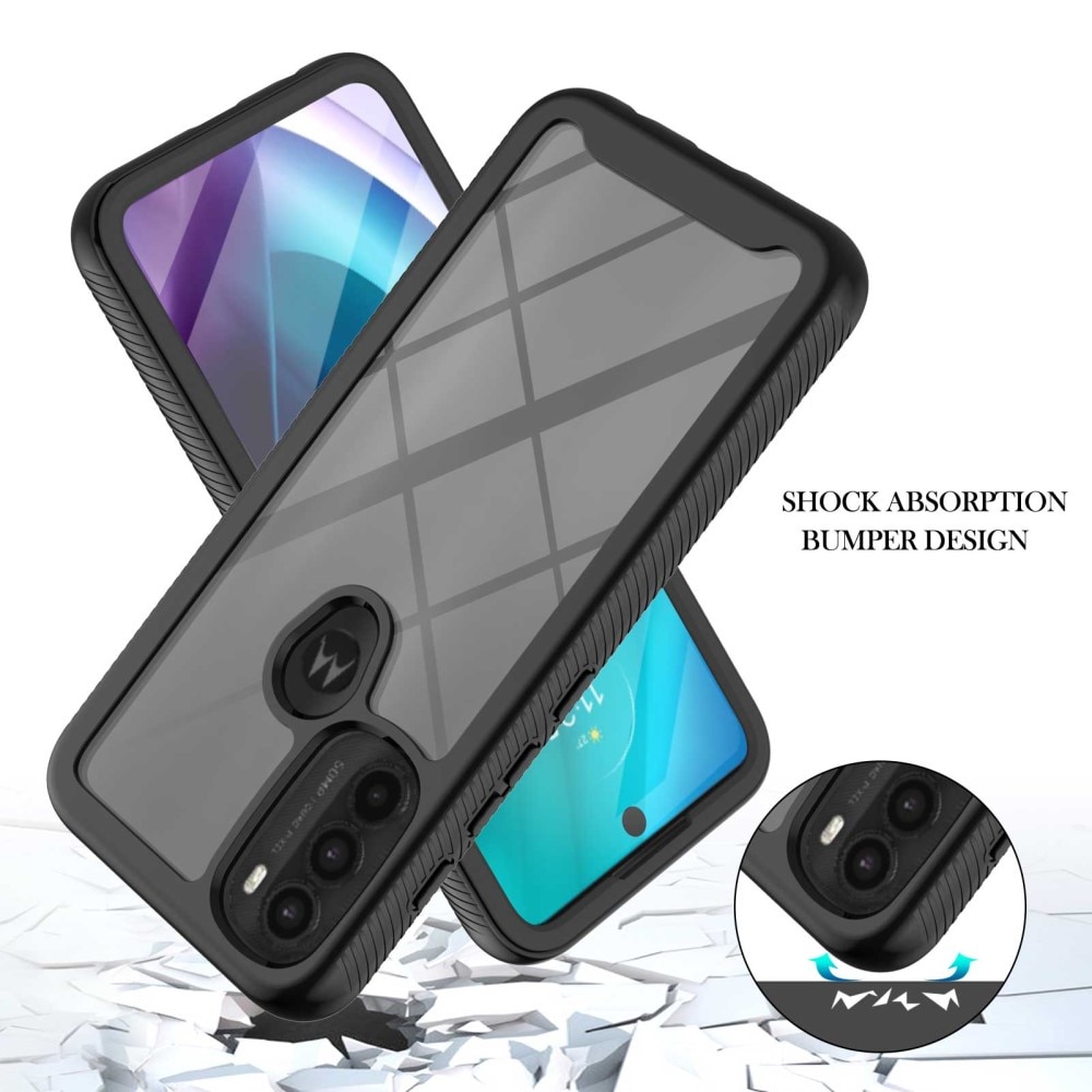 Motorola Moto G71 Mobilskal Full Protection, Svart