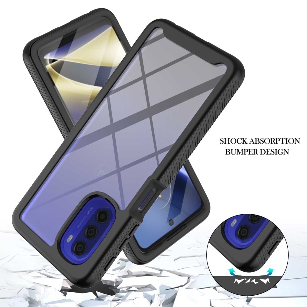 Motorola Moto G51 Mobilskal Full Protection, Svart