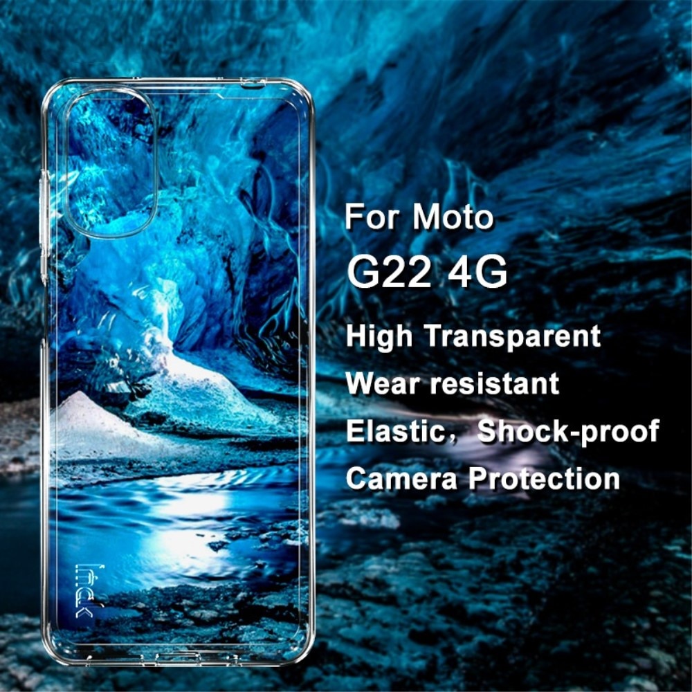 Motorola Moto G22 Skal i TPU, genomskinlig