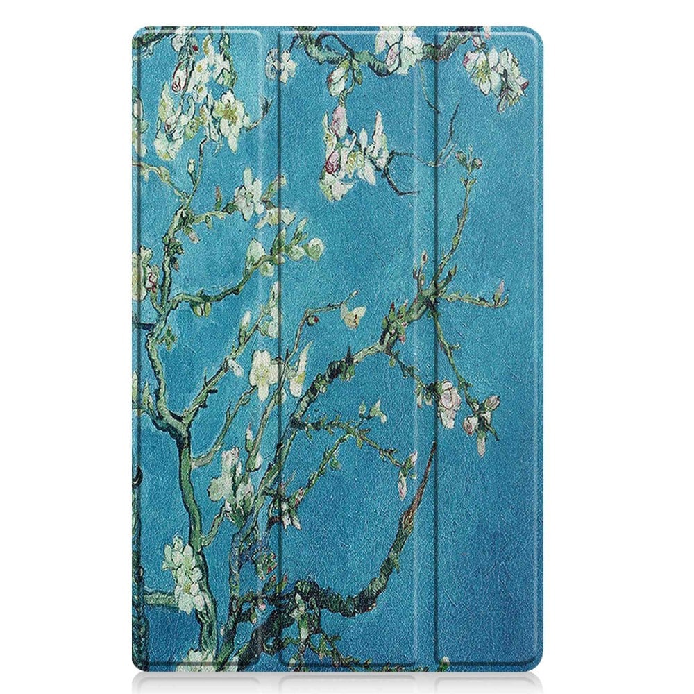 Lenovo Tab M10 Plus (3rd gen) Tri-Fold Fodral, körsbärsblommor