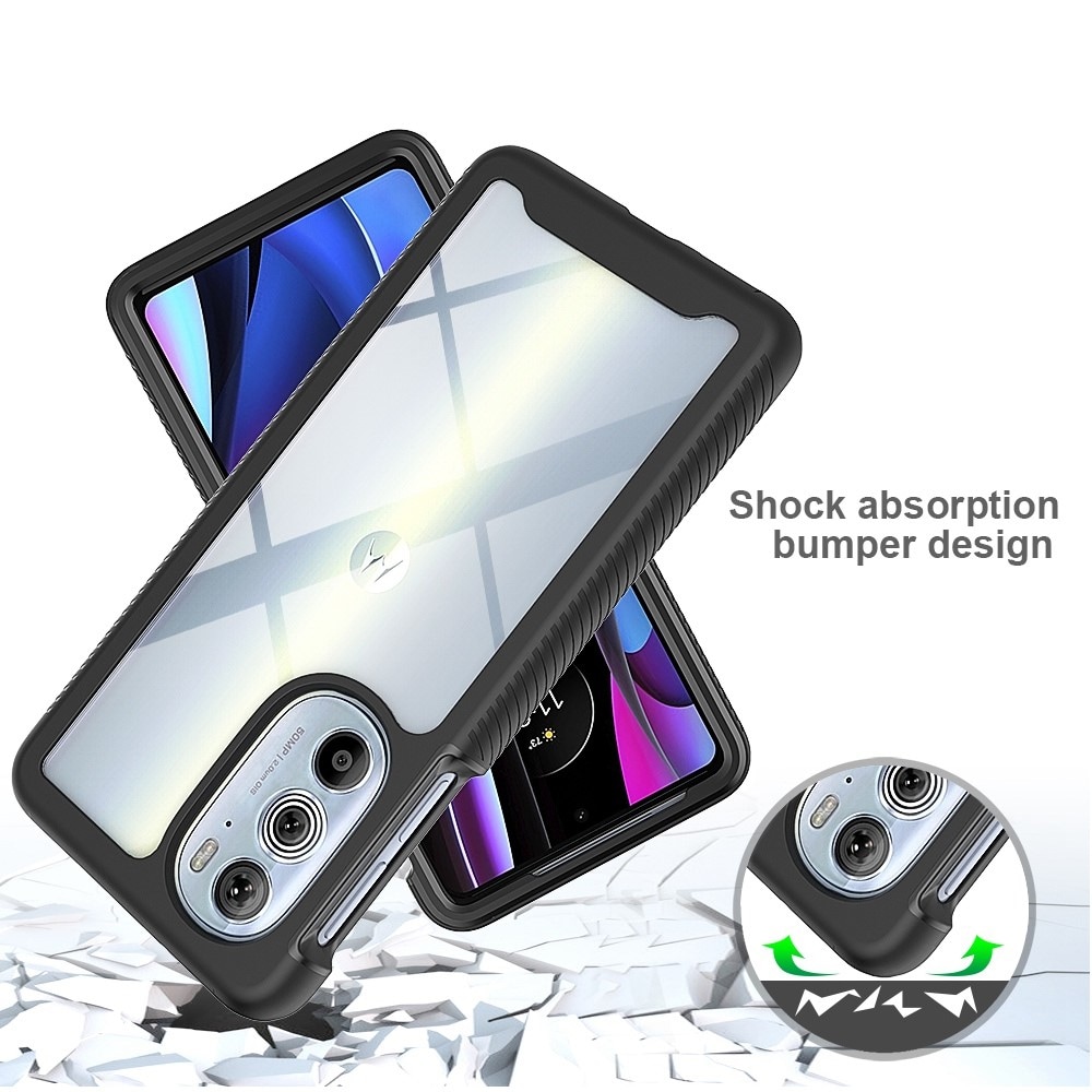 Motorola Edge 30 Pro Mobilskal Full Protection, Svart