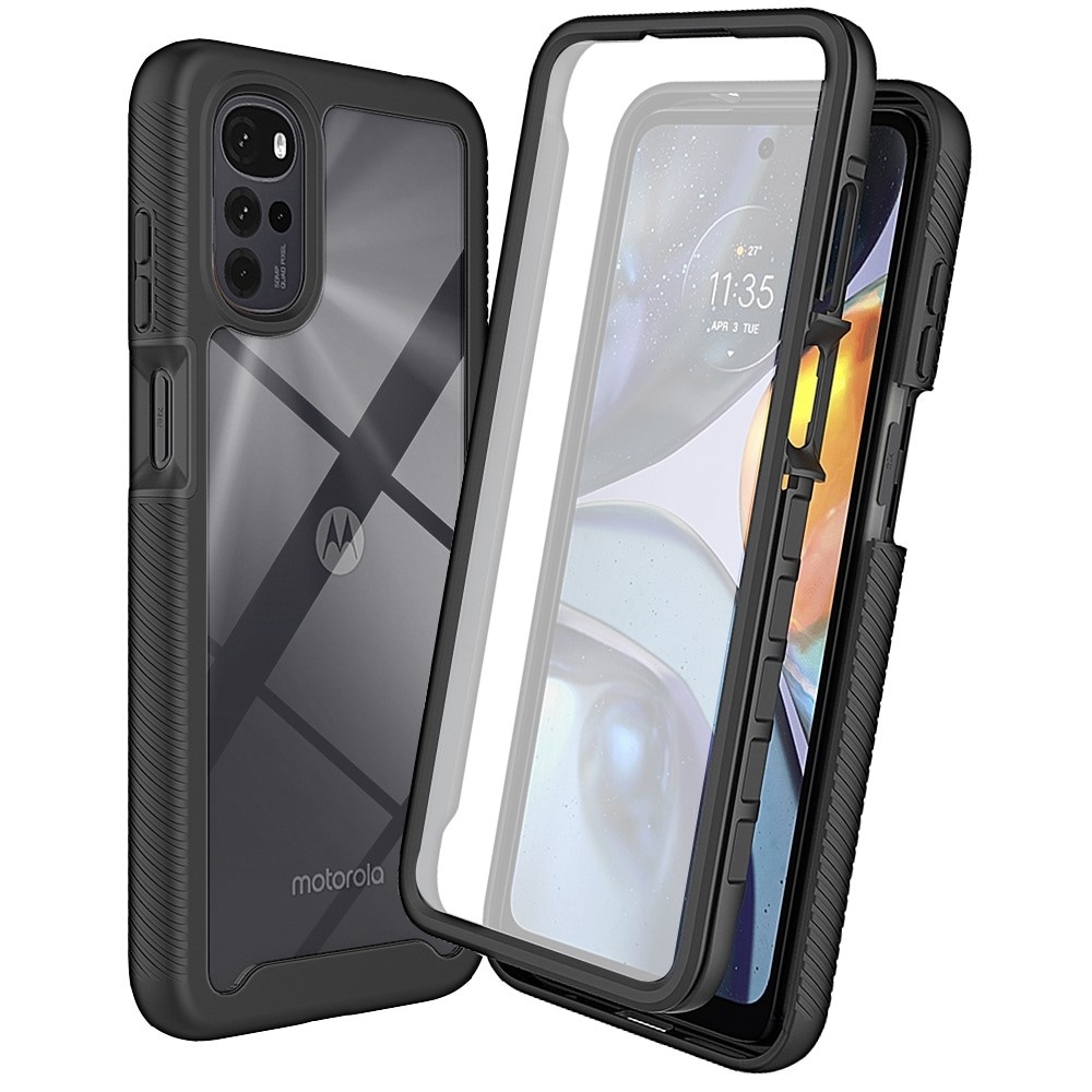 Motorola Moto G22 Mobilskal Full Protection, Svart