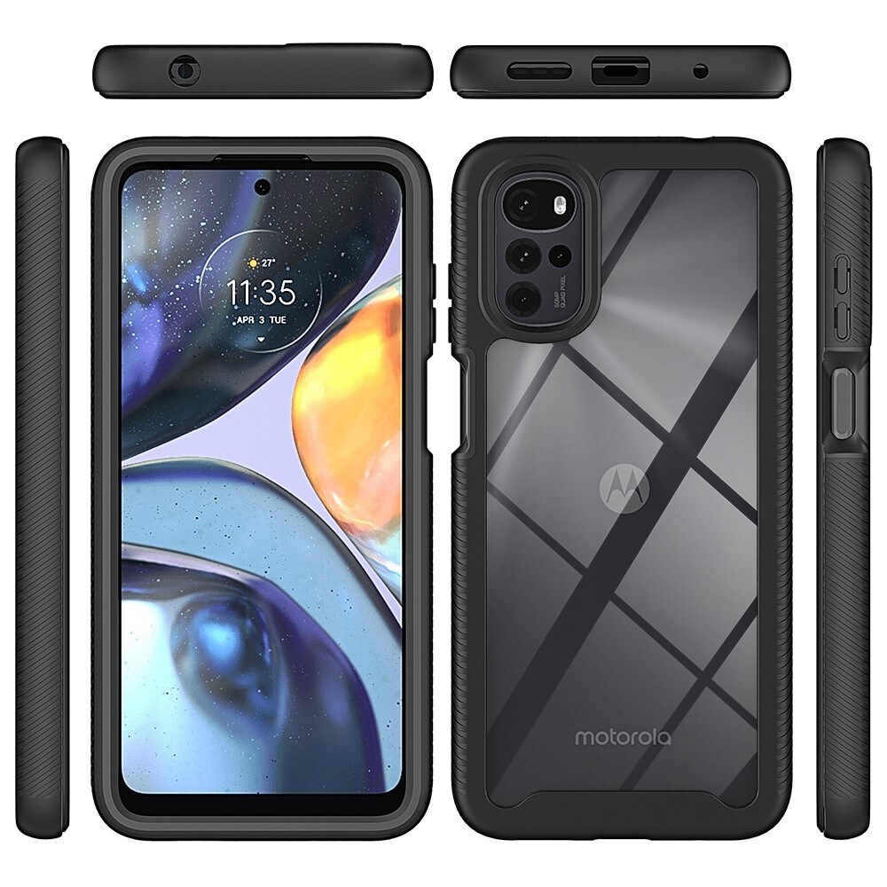 Motorola Moto G22 Mobilskal Full Protection, Svart