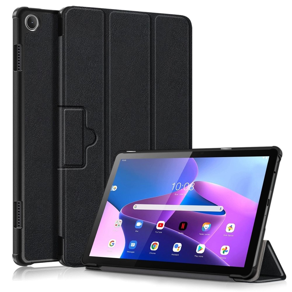 Lenovo Tab M10 (3rd gen) Tri-Fold Fodral, svart