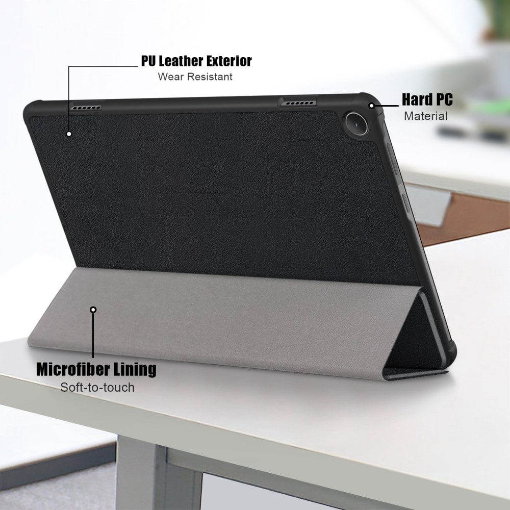 Lenovo Tab M10 (3rd gen) Tri-Fold Fodral, svart