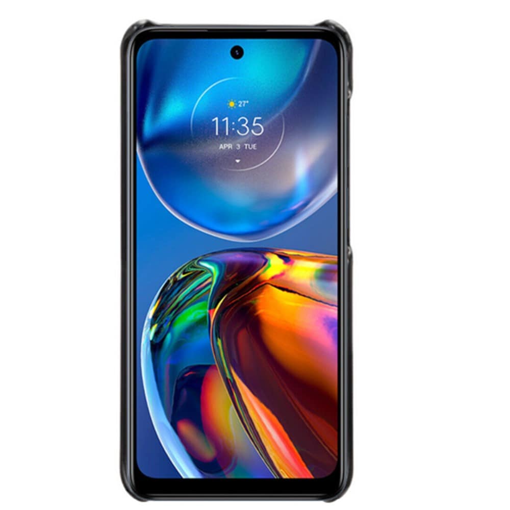 Motorola Moto E32 Snyggt skal med 2 kortfack, Svart