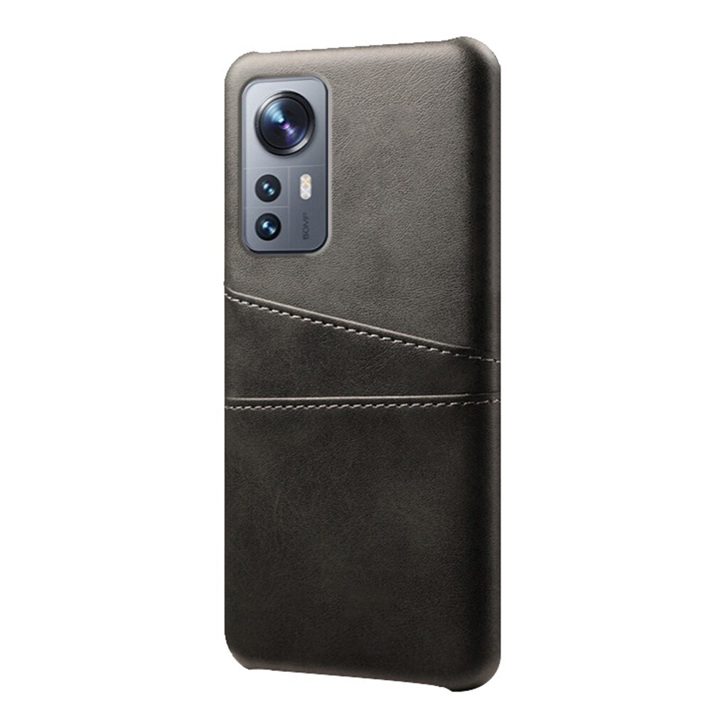 Xiaomi 12 Snyggt skal med 2 kortfack, Svart