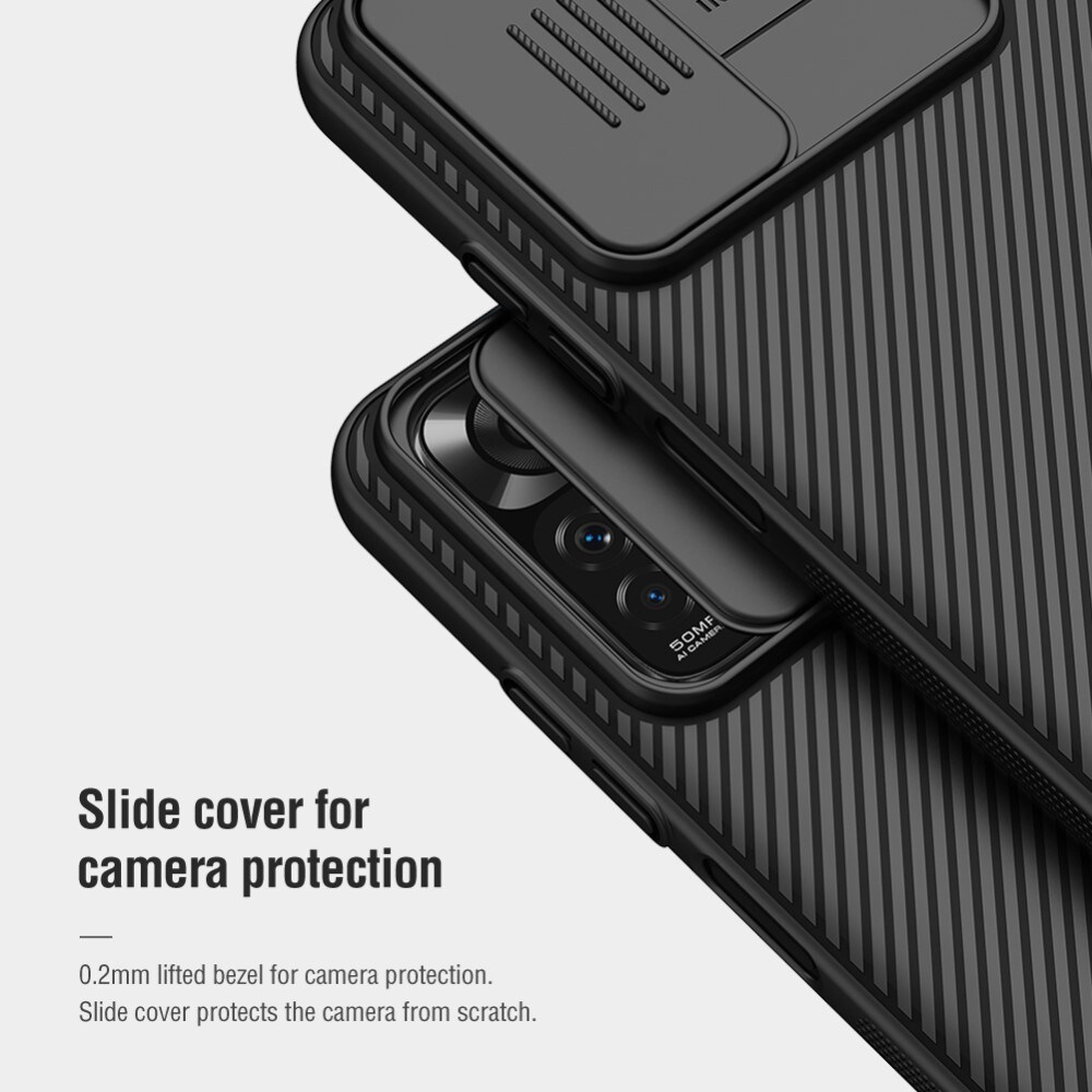 Xiaomi Redmi Note 11 Skal med kameraskydd - CamShield, Svart