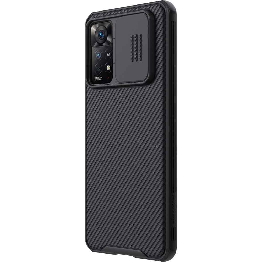 Xiaomi Redmi Note 11 Pro Skal med kameraskydd - CamShield, Svart