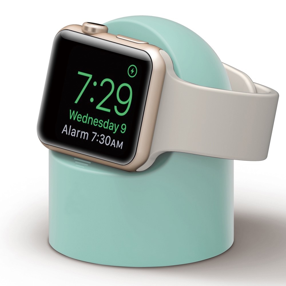 Apple Watch Laddningsställ i silikon, turkos