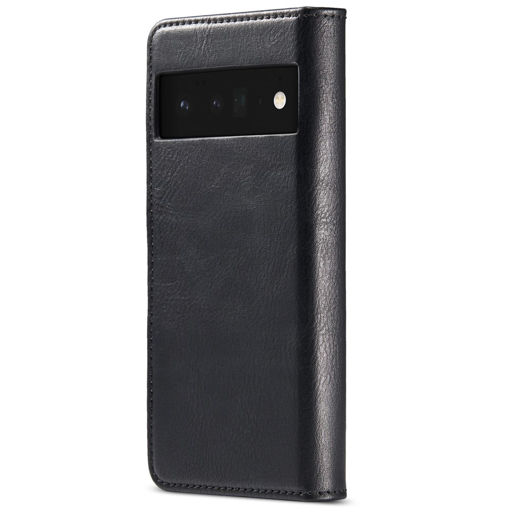 Google Pixel 6 Pro Plånboksfodral med avtagbart skal, Black