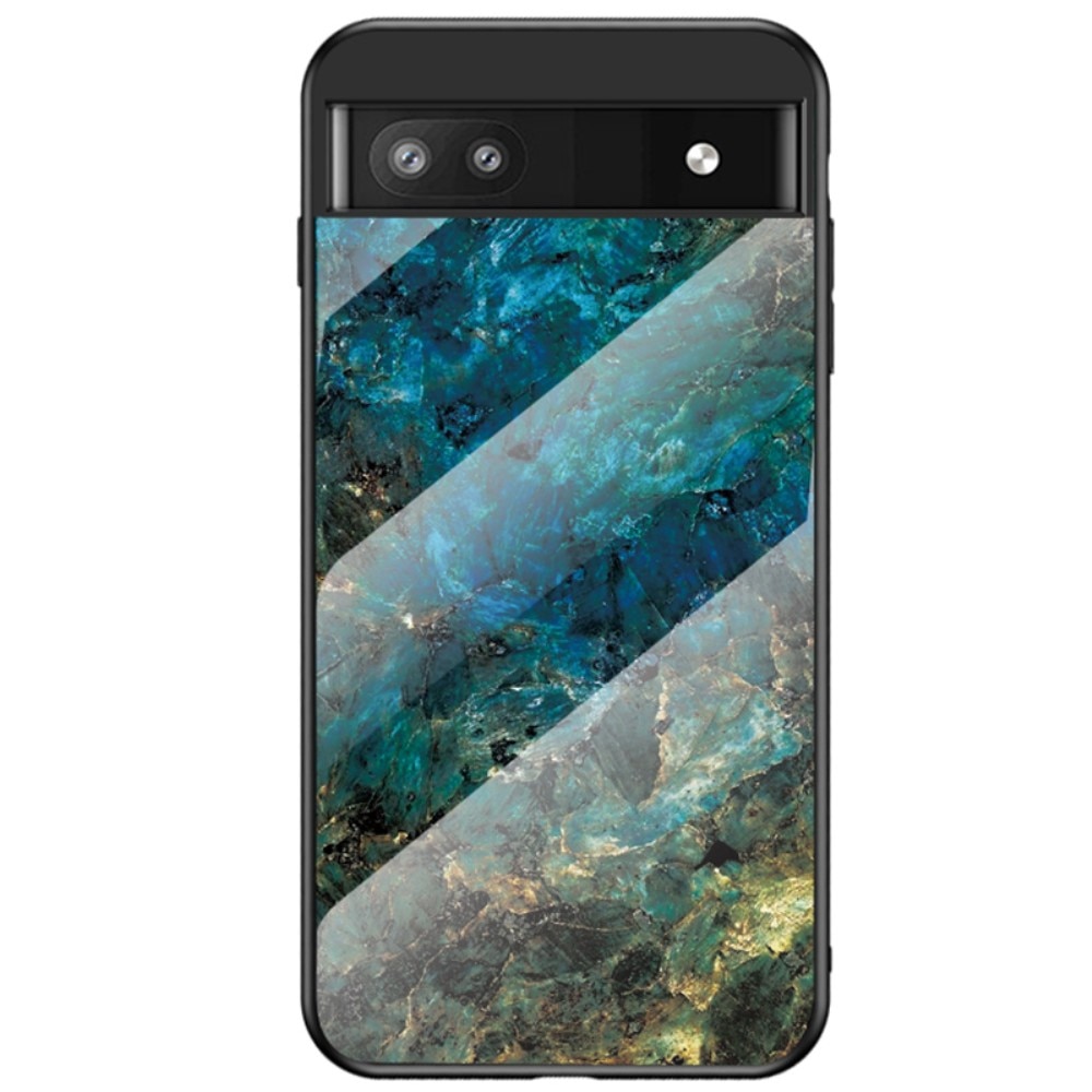 Google Pixel 6a Mobilskal med baksida av glas, emerald