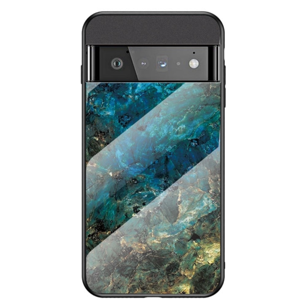 Google Pixel 7 Mobilskal med baksida av glas, emerald