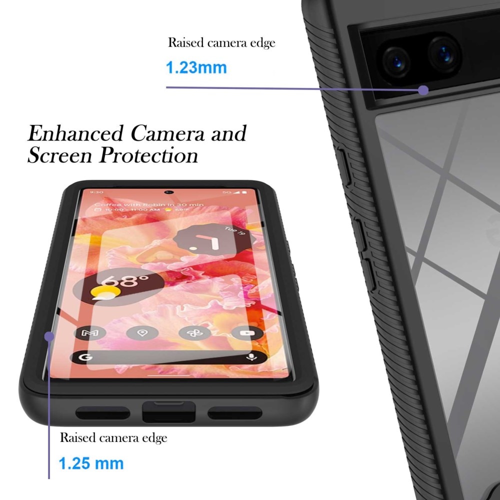Google Pixel 7 Pro Mobilskal Full Protection, svart