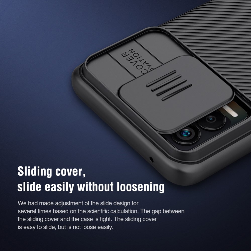 Realme 8/8 Pro Skal med kameraskydd - CamShield, Svart