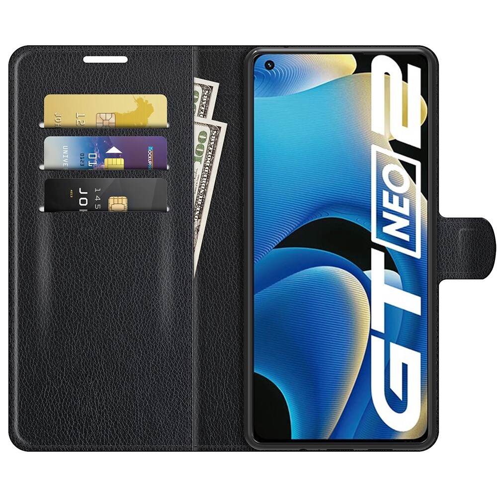 Realme GT Neo 2 Enkelt mobilfodral, Svart