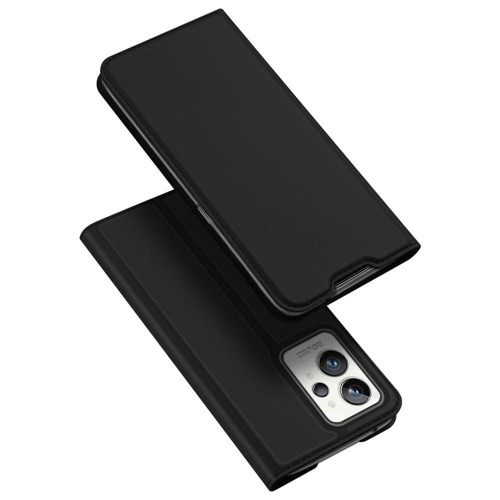 Realme GT 2 Pro Slimmat mobilfodral, Black