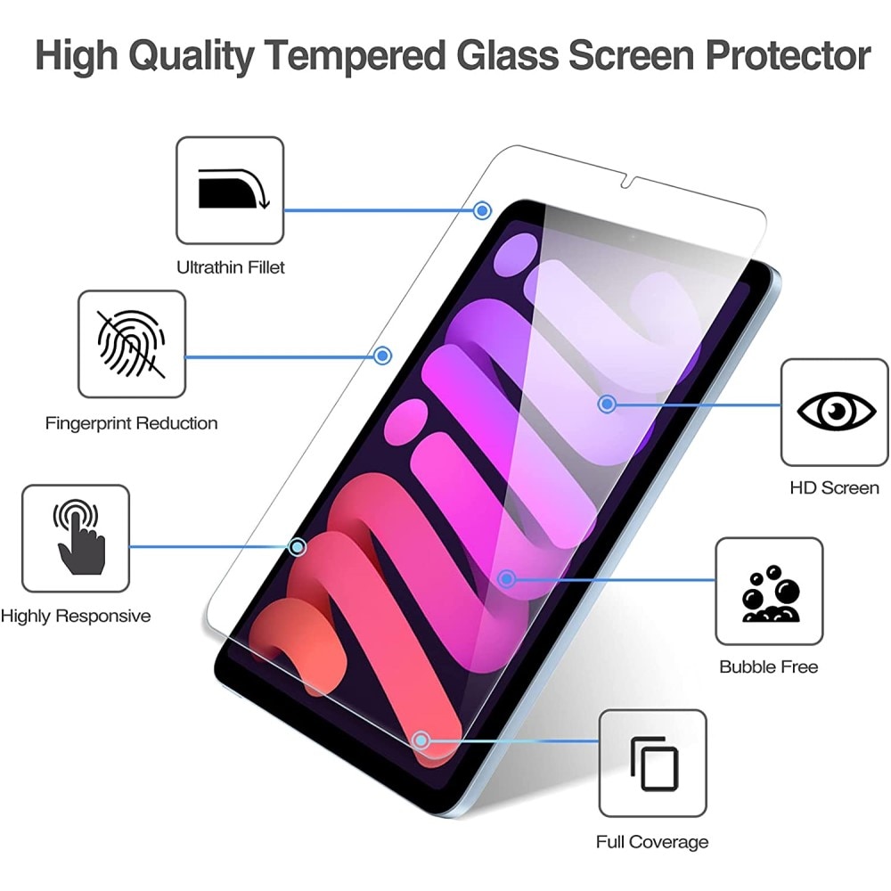 iPad Mini 6th Gen (2021) Skärmskydd i härdat glas