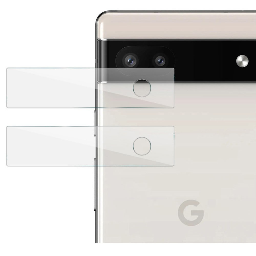 Google Pixel 6a Linsskydd i Härdat glas (2-pack)