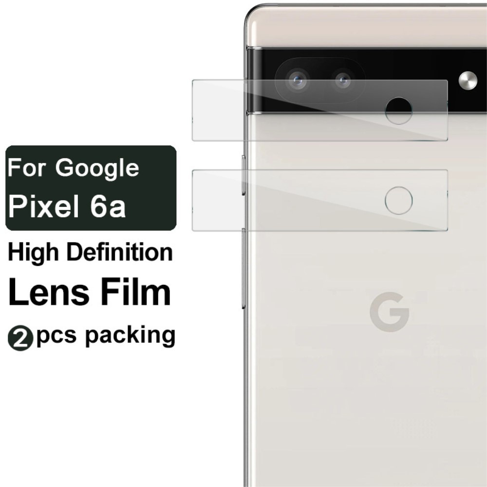 Google Pixel 6a Linsskydd i Härdat glas (2-pack)