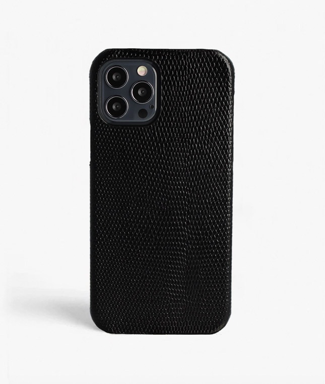 iPhone 12/iPhone 12 Pro Skal Lizard Svart