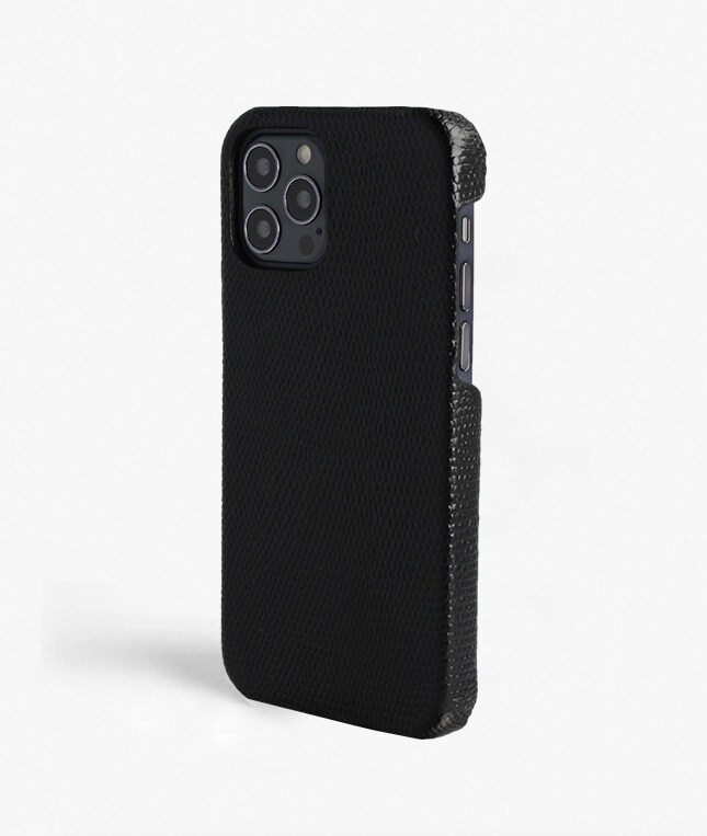 iPhone 12/iPhone 12 Pro Skal Lizard Svart