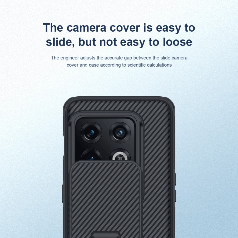  OnePlus 10 Pro Skal med kameraskydd - CamShield, Svart