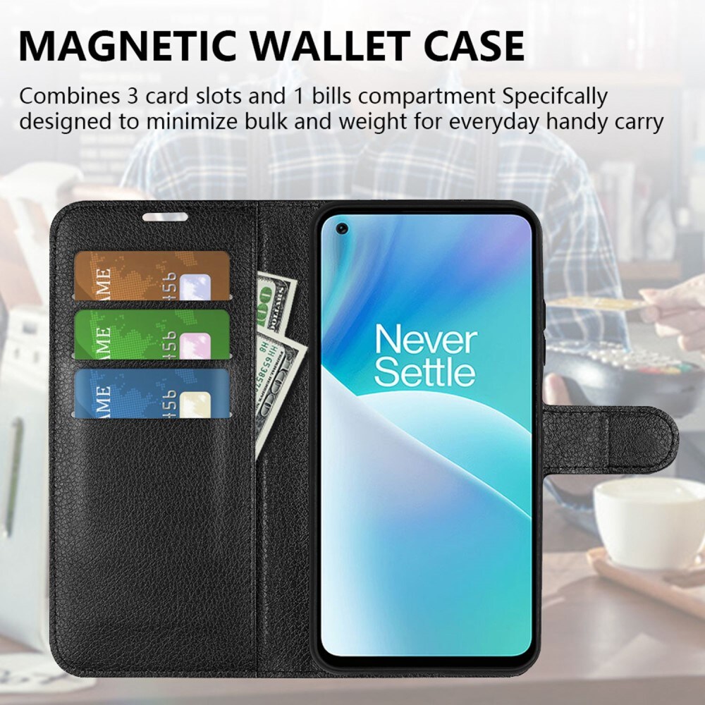  Oneplus Nord 2T 5G Enkelt mobilfodral, Svart