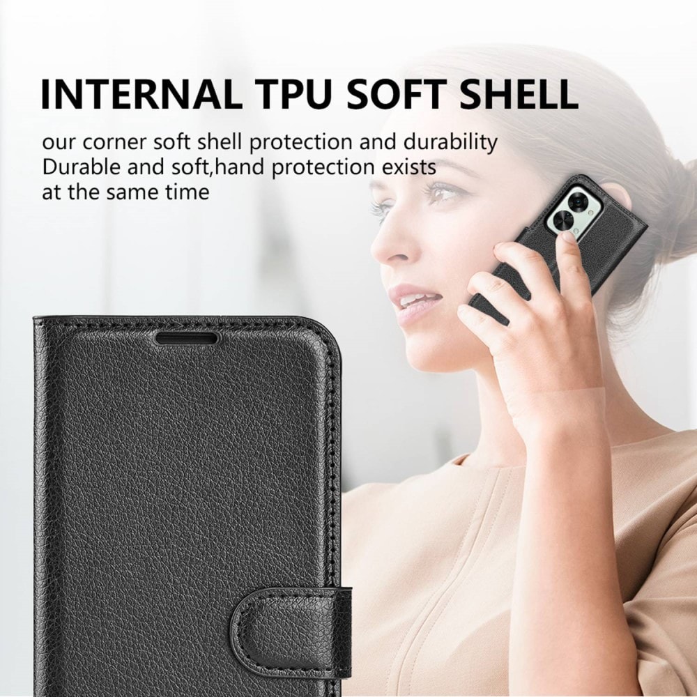  Oneplus Nord 2T 5G Enkelt mobilfodral, Svart