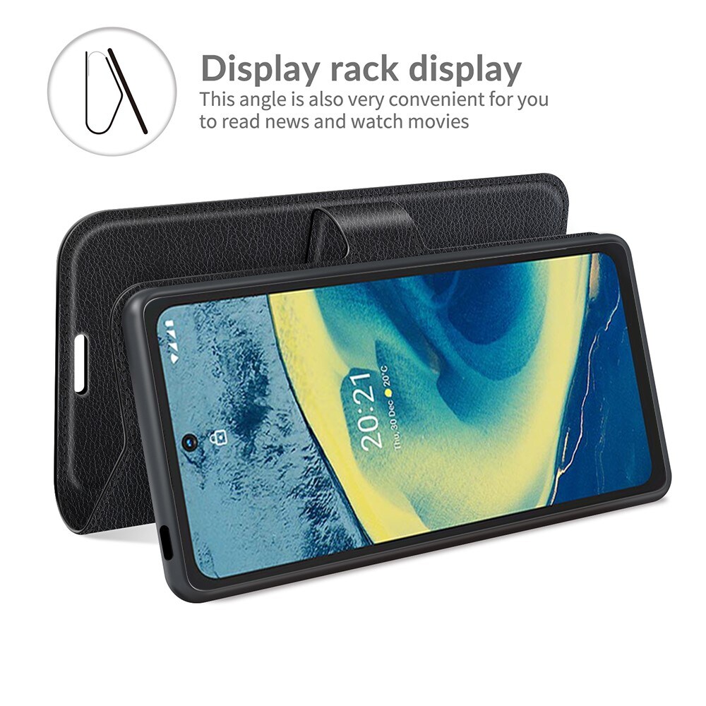  Nokia XR20 Enkelt mobilfodral, Svart