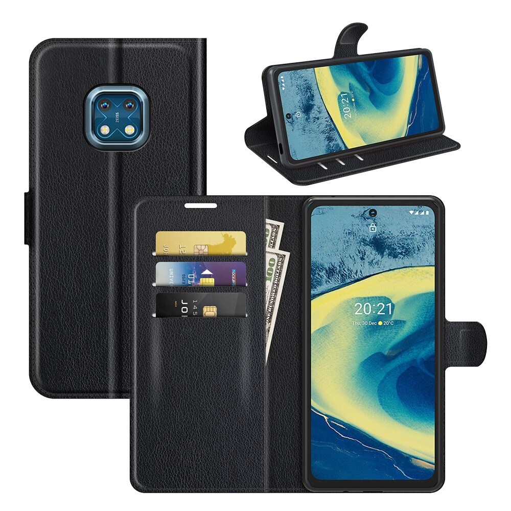  Nokia XR20 Enkelt mobilfodral, Svart